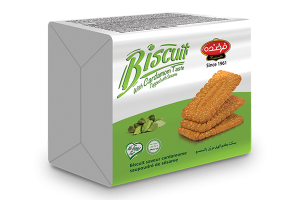 بیسکویت با طعم هل و تزیین کنجد 220گرم فرخنده
