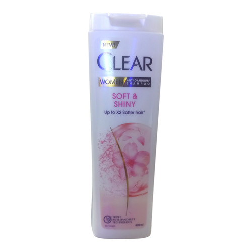 شامپو ضد شوره کلیر ویژه بانوان درخشان کننده و حالت دهنده 400ml