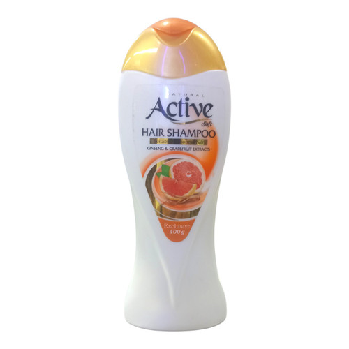 شامپو اکتیو مناسب برای موهای معمولی حاوی عصاره جنسینگ و گریپ فروت 400g