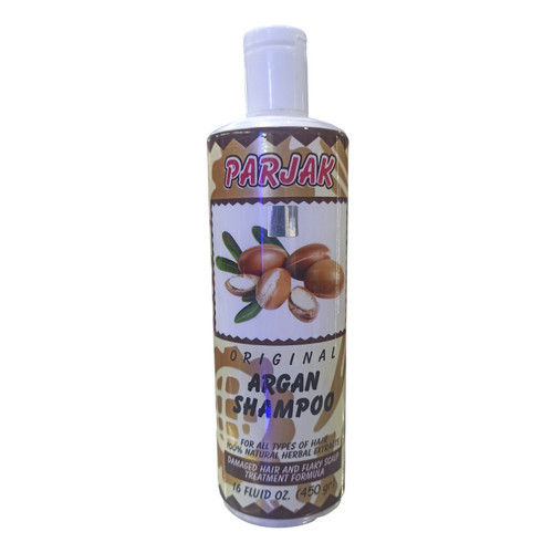شامپو پرژک حاوی روغن طبیعی آرگان مناسب کلیه موها مخصوصاً موهای خشک و آسیب دیده 450g