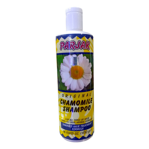 شامپو پرژک 450g حاوی عصاره طبیعی بابونه و ویتامین B5