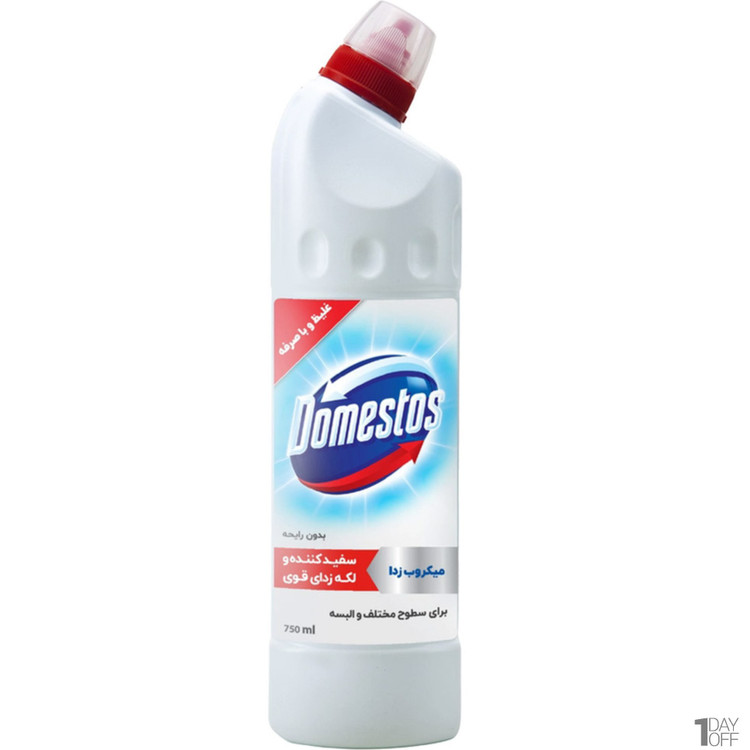 سفید کننده و لکه زدای قوی دامستوس برای سطوح مختلف و البسه 750ml