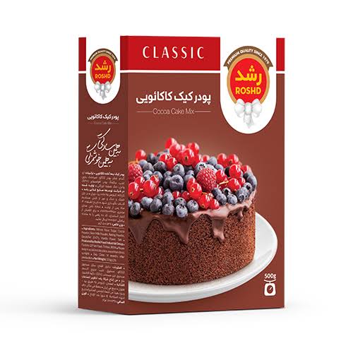 پودر کیک کاکائویی رشد 400 گرم