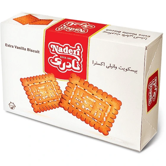 بیسکویت با طعم وانیل نادری 470 گرم