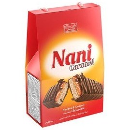 شکلات نانی 400 گرم کارامل با روکش شکلات