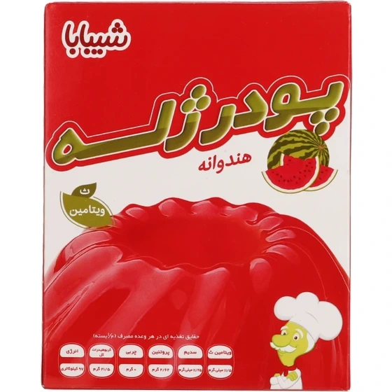 پودر ژله هندوانه شیبابا 100 گرم