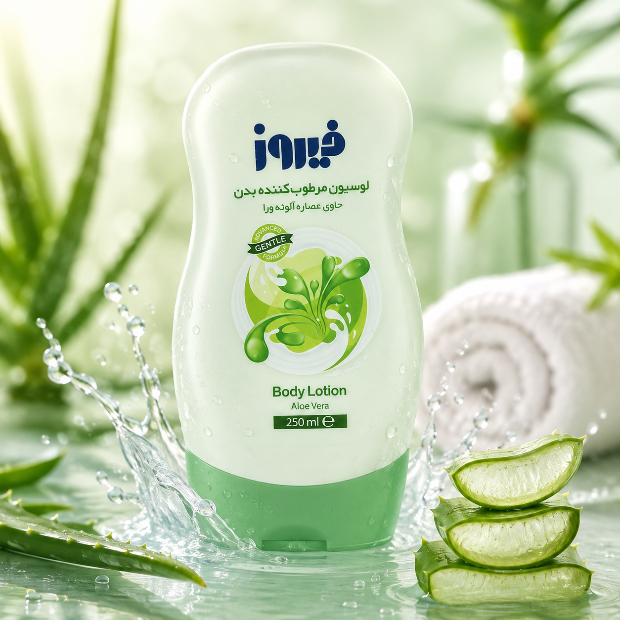 لوسیون مرطوب کننده بدن فیروز 250ml