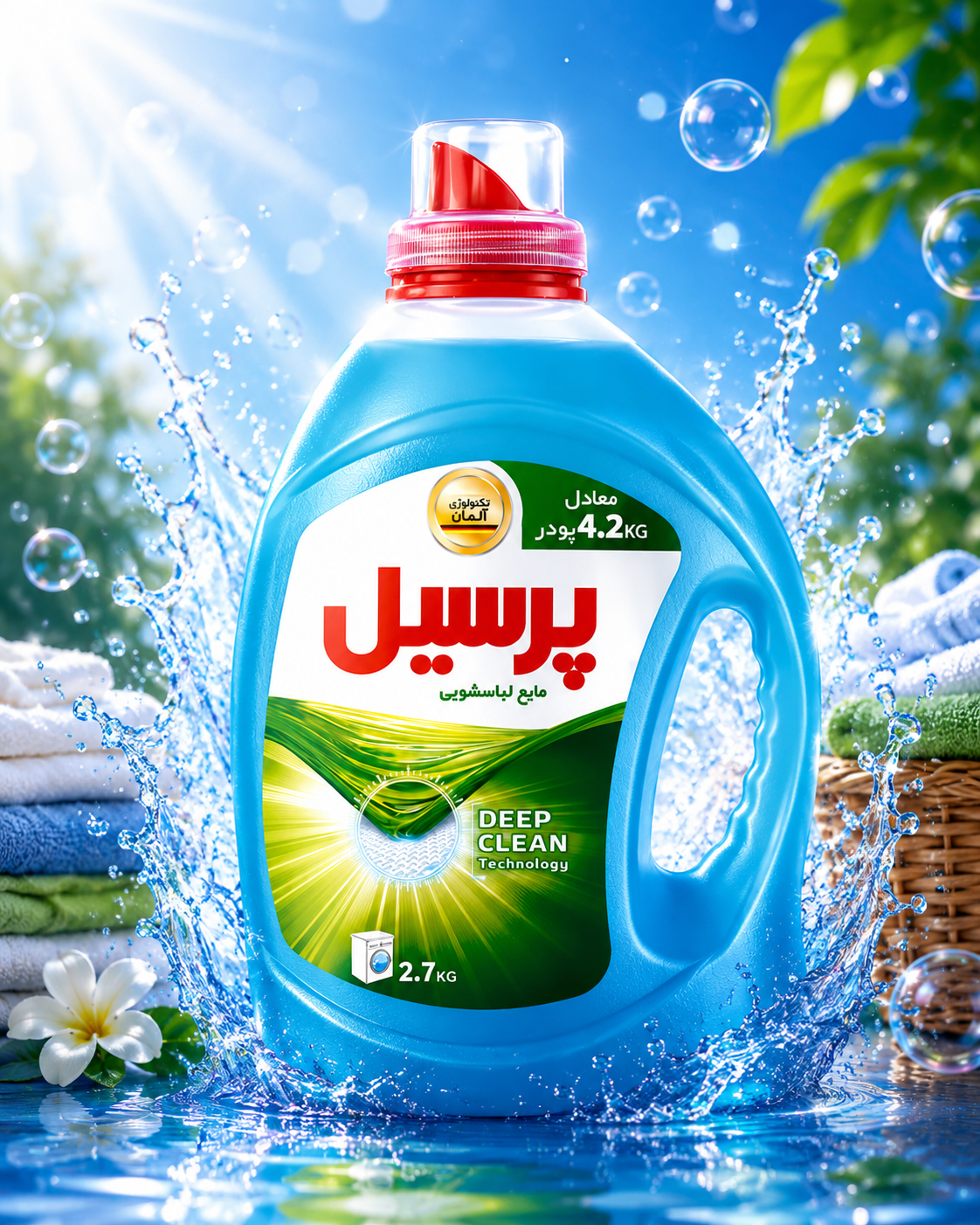 مایع لباسشویی پرسیل 2.7kg