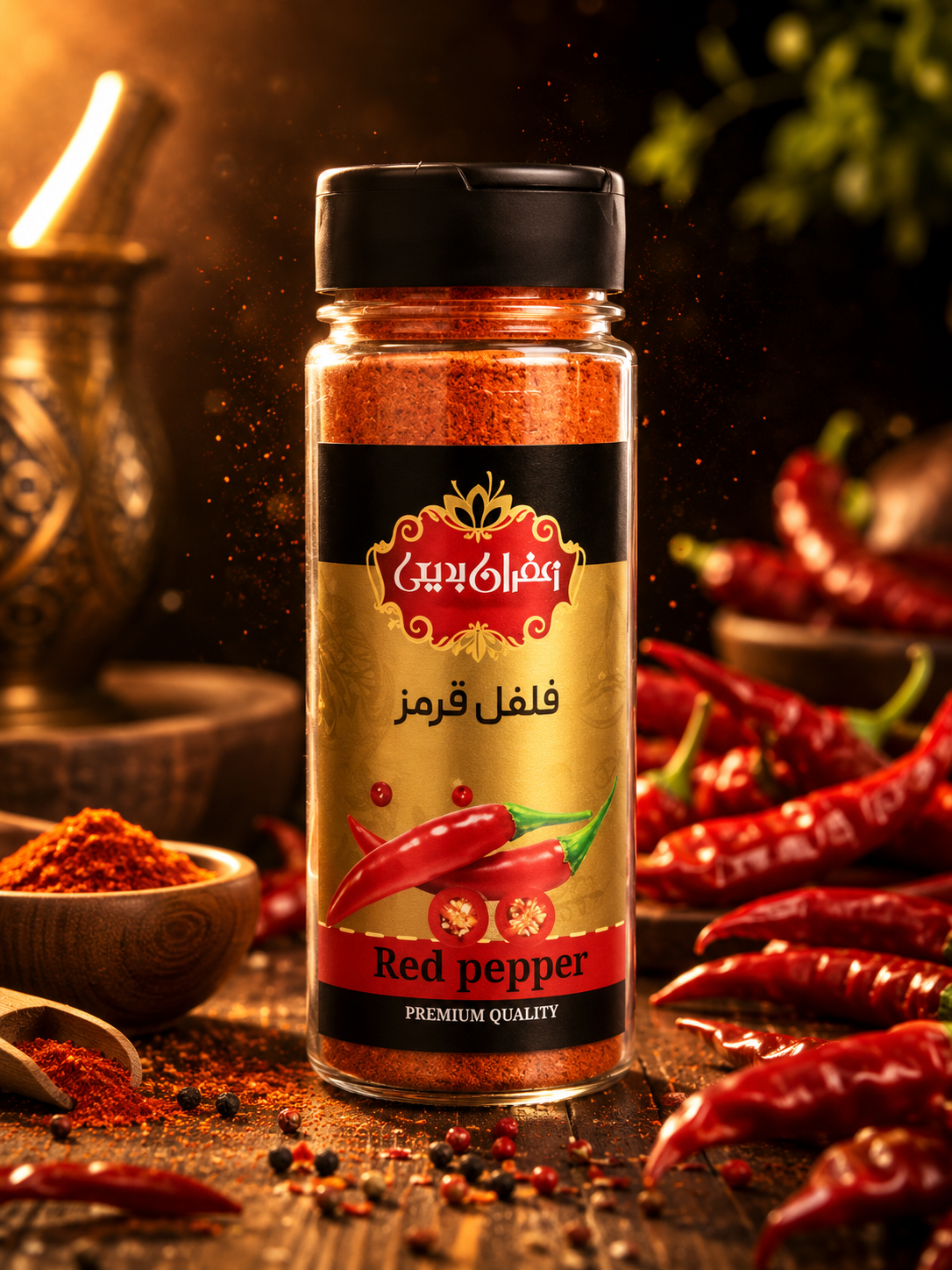 پودر فلفل قرمز زعفران بدیعی 100g