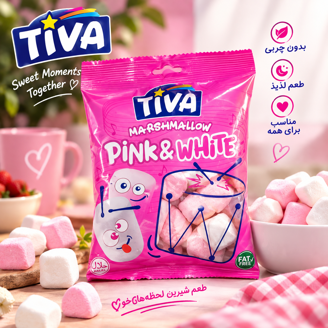 مارش مالو Tiva 30g