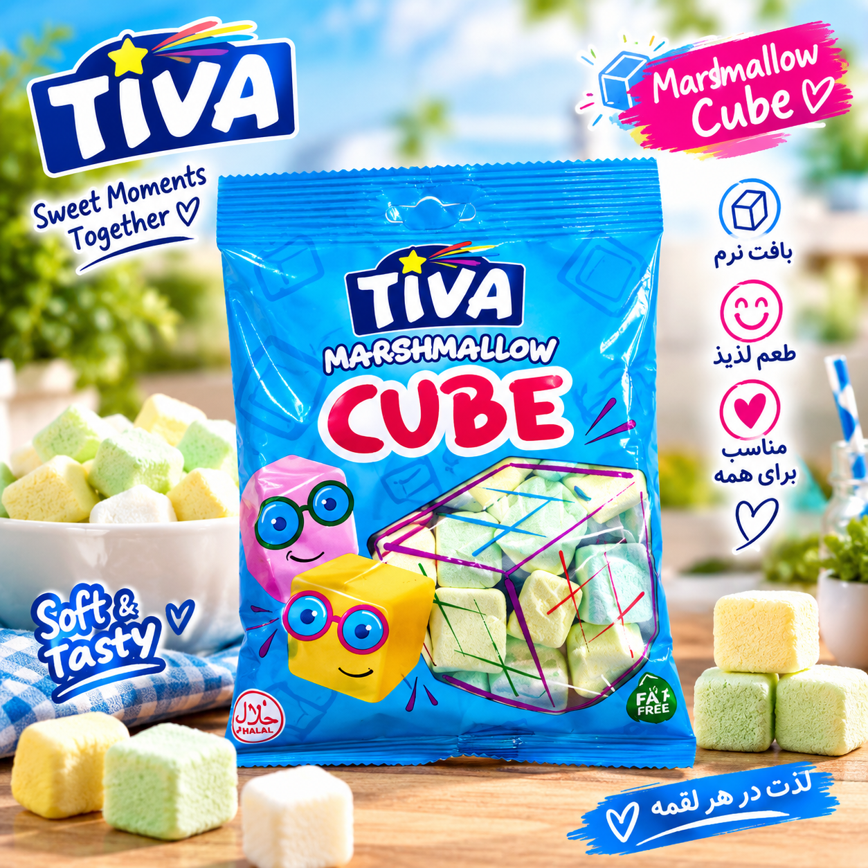 مارش مالو Tiva 30g