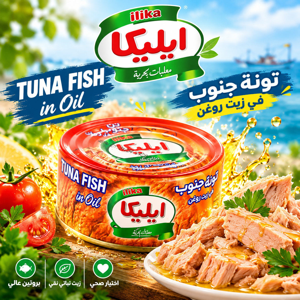 تن ماهی ایلیکا 180 گرم