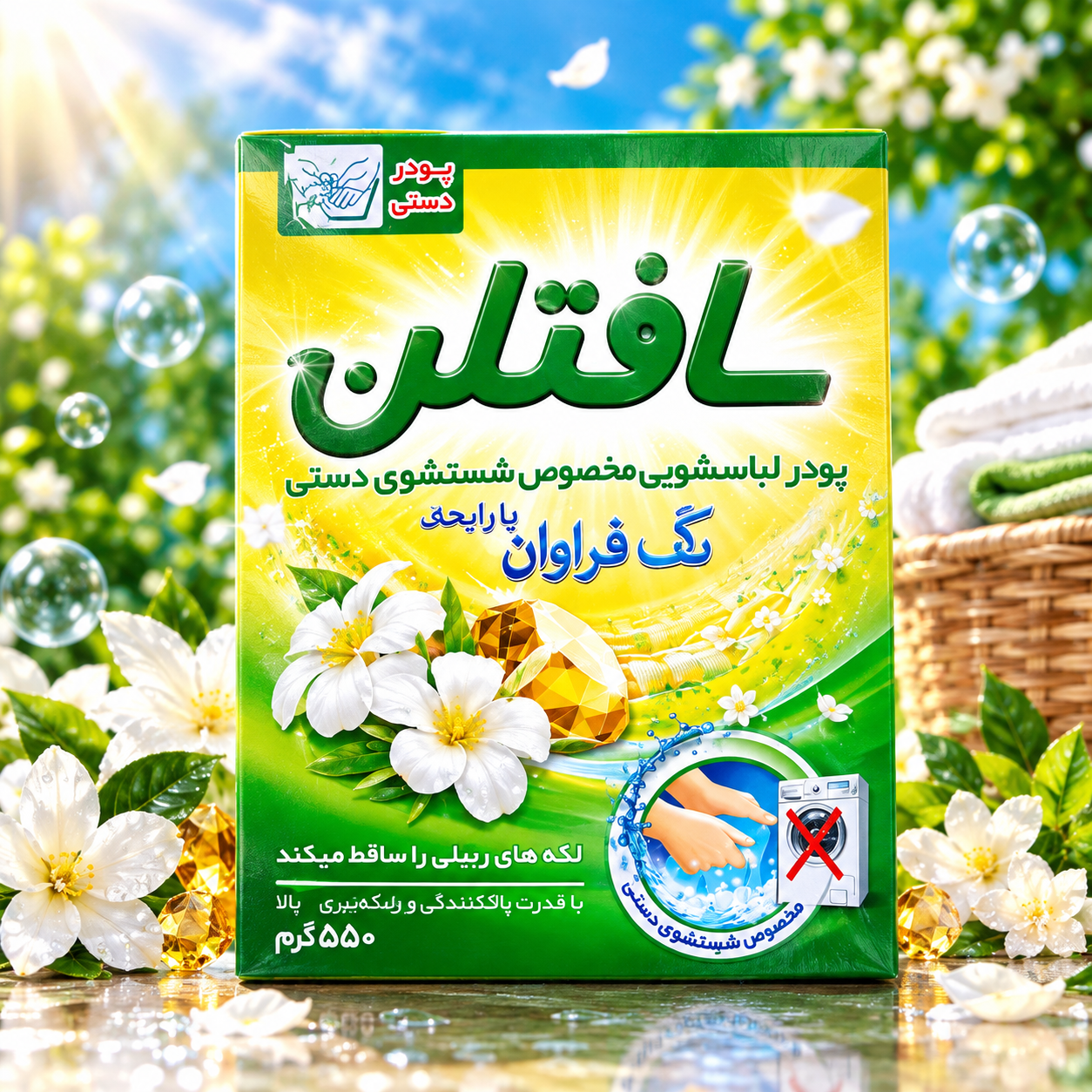 پودر لباسشویی دستی سافتلن 500 گرم